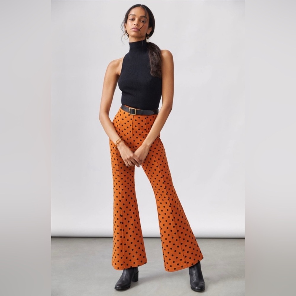 Porridge Flared Ponte Pants